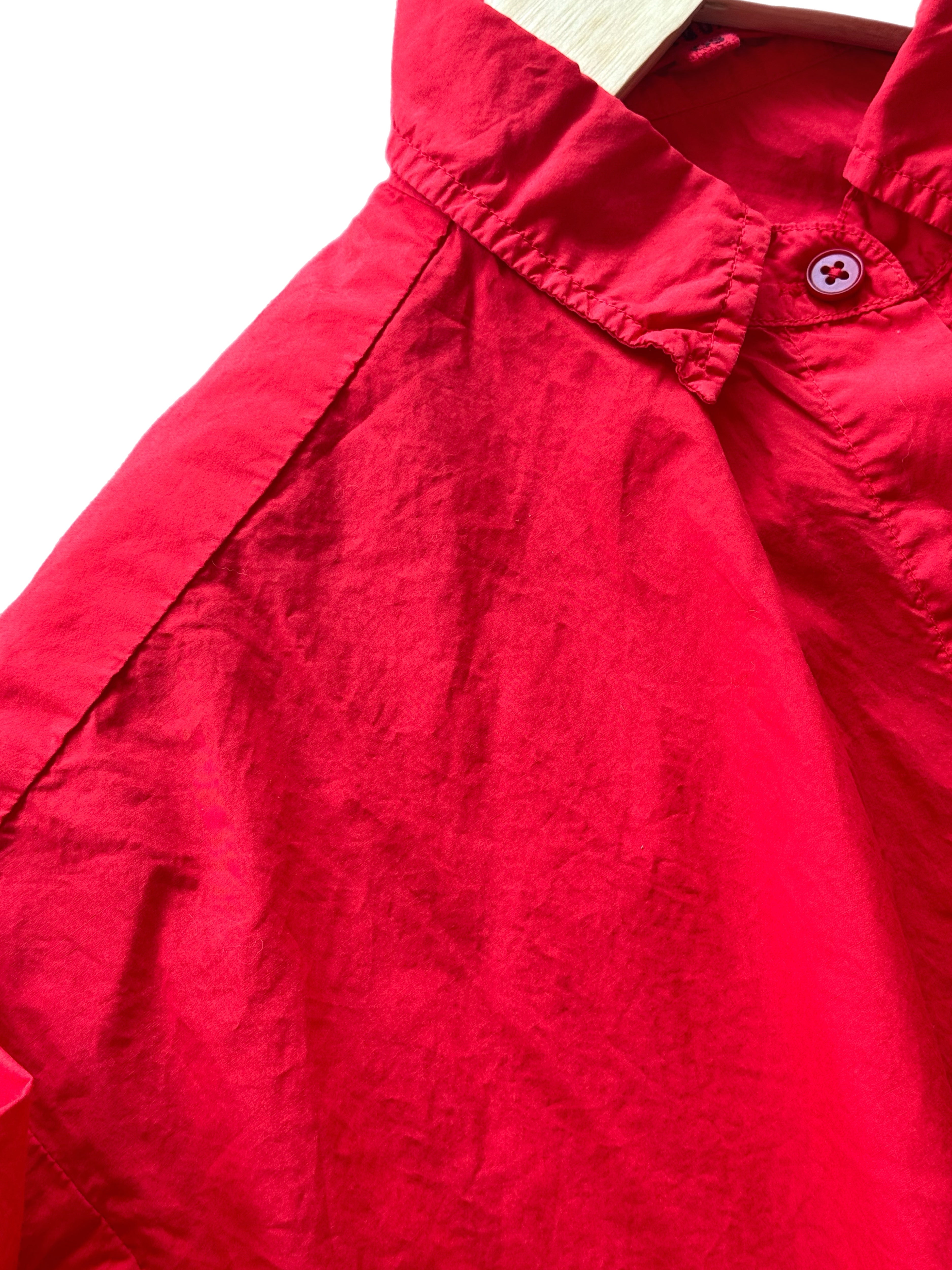 The Shirt Dress In Rouge