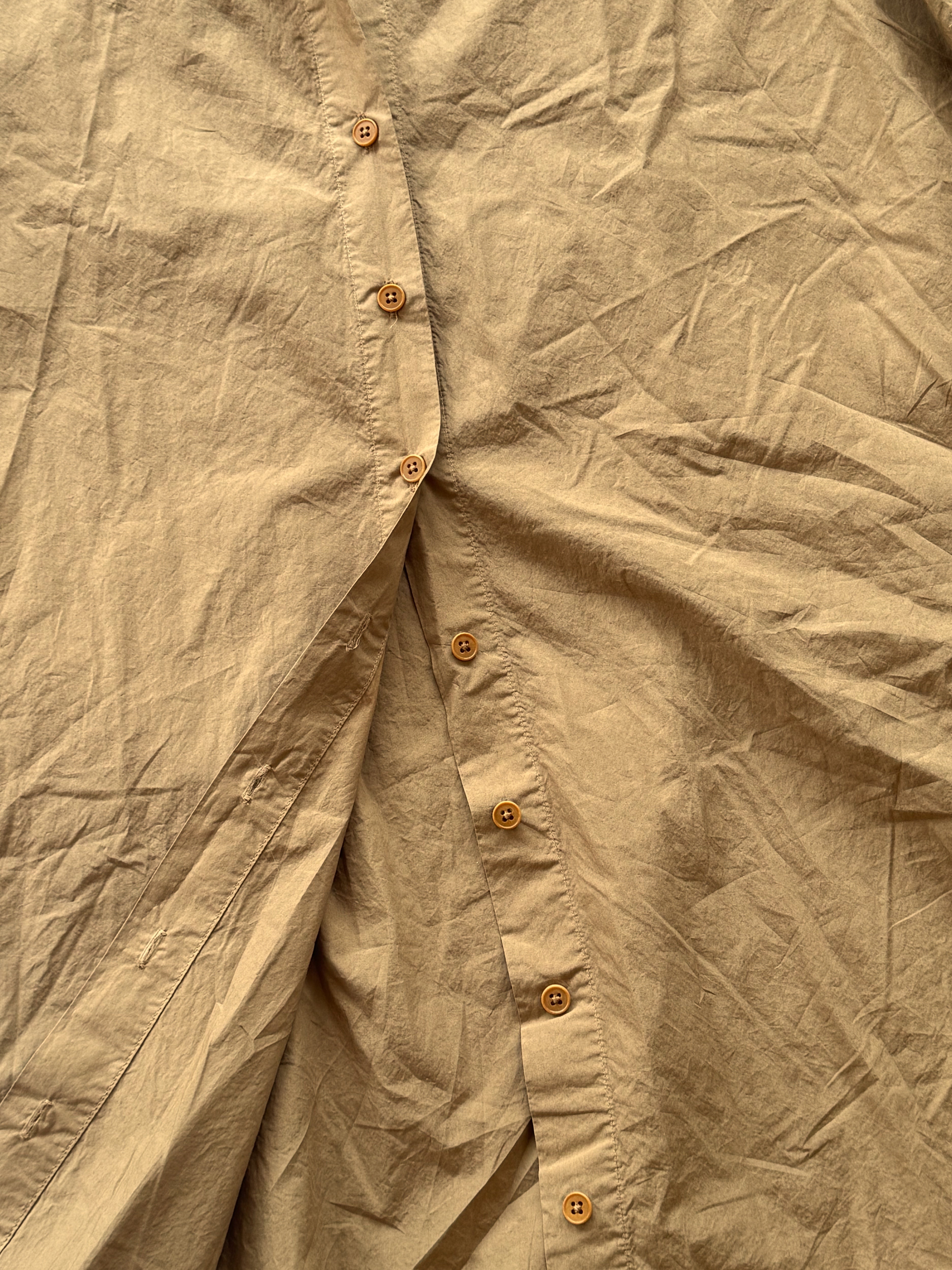 The Shirt Dress In Tan