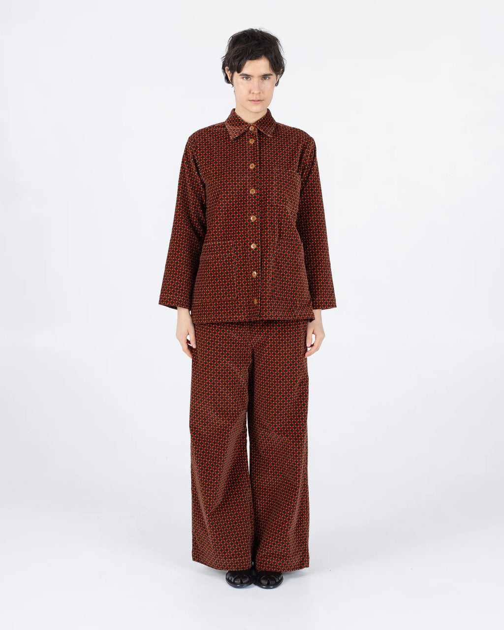 SAMET | Melvin Shirt in Foulard Velvet