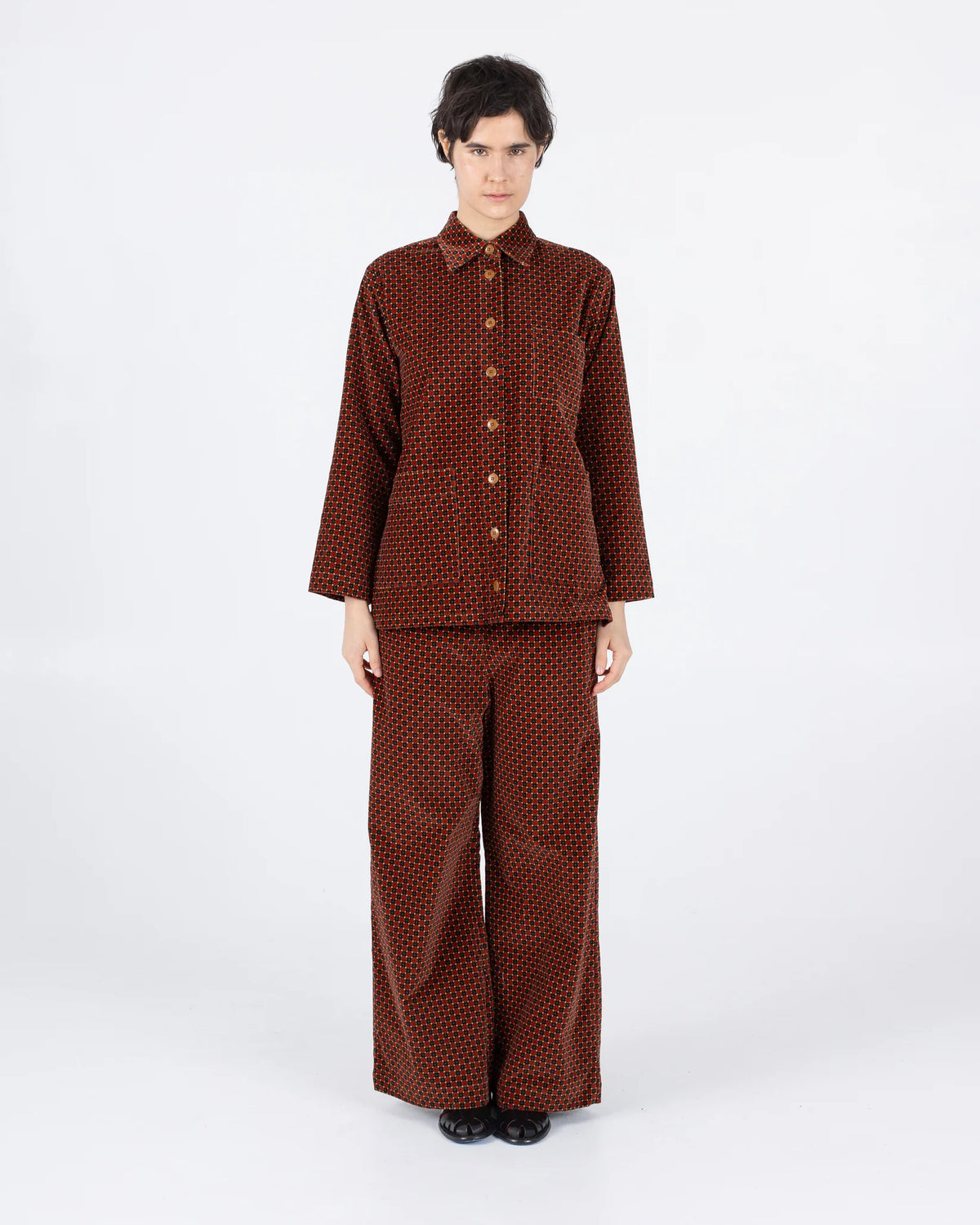 SAMET | Melvin Shirt in Foulard Velvet