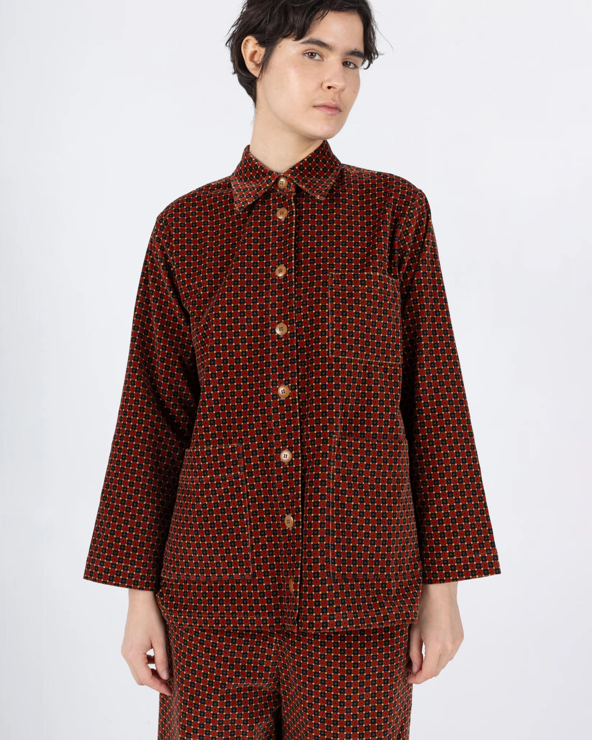 SAMET | Melvin Shirt in Foulard Velvet