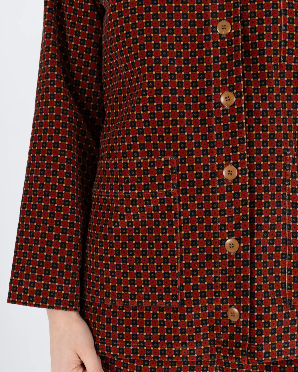 SAMET | Melvin Shirt in Foulard Velvet