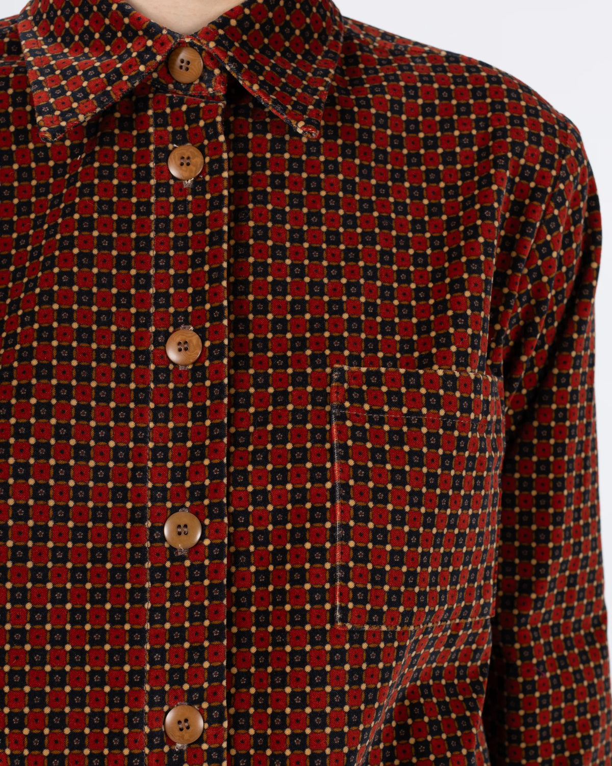 SAMET | Melvin Shirt in Foulard Velvet