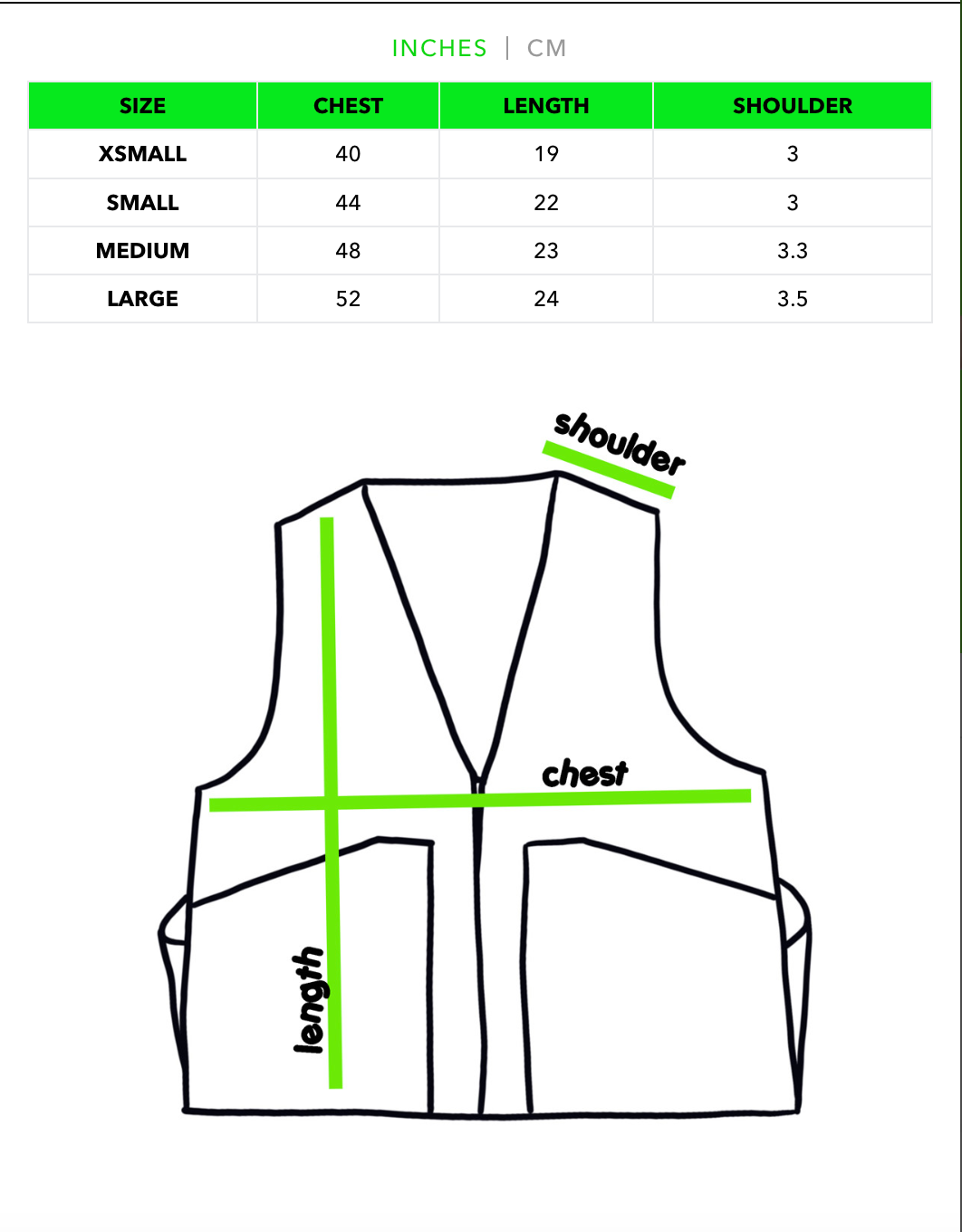Licorice Work Vest