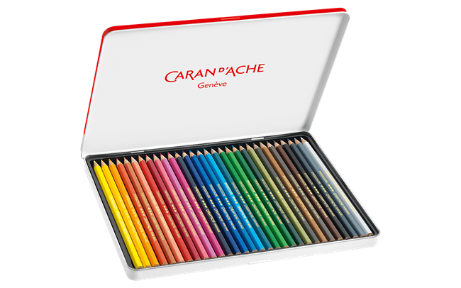 Set of 30 SWISSCOLOR Permanent Colored Pencils