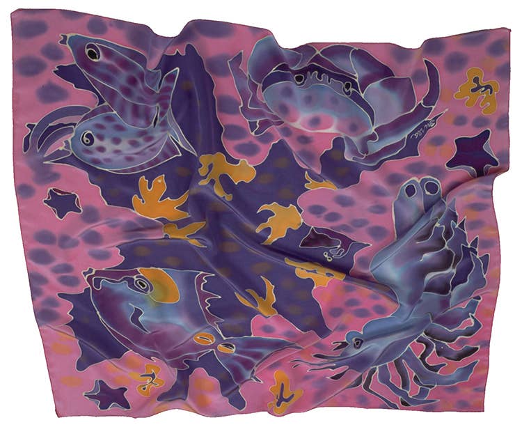 Blank Silk Habotai Scarf 35" x 35"