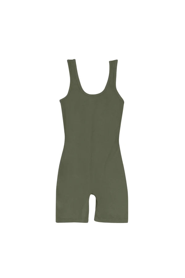 Singlet in Olive Green