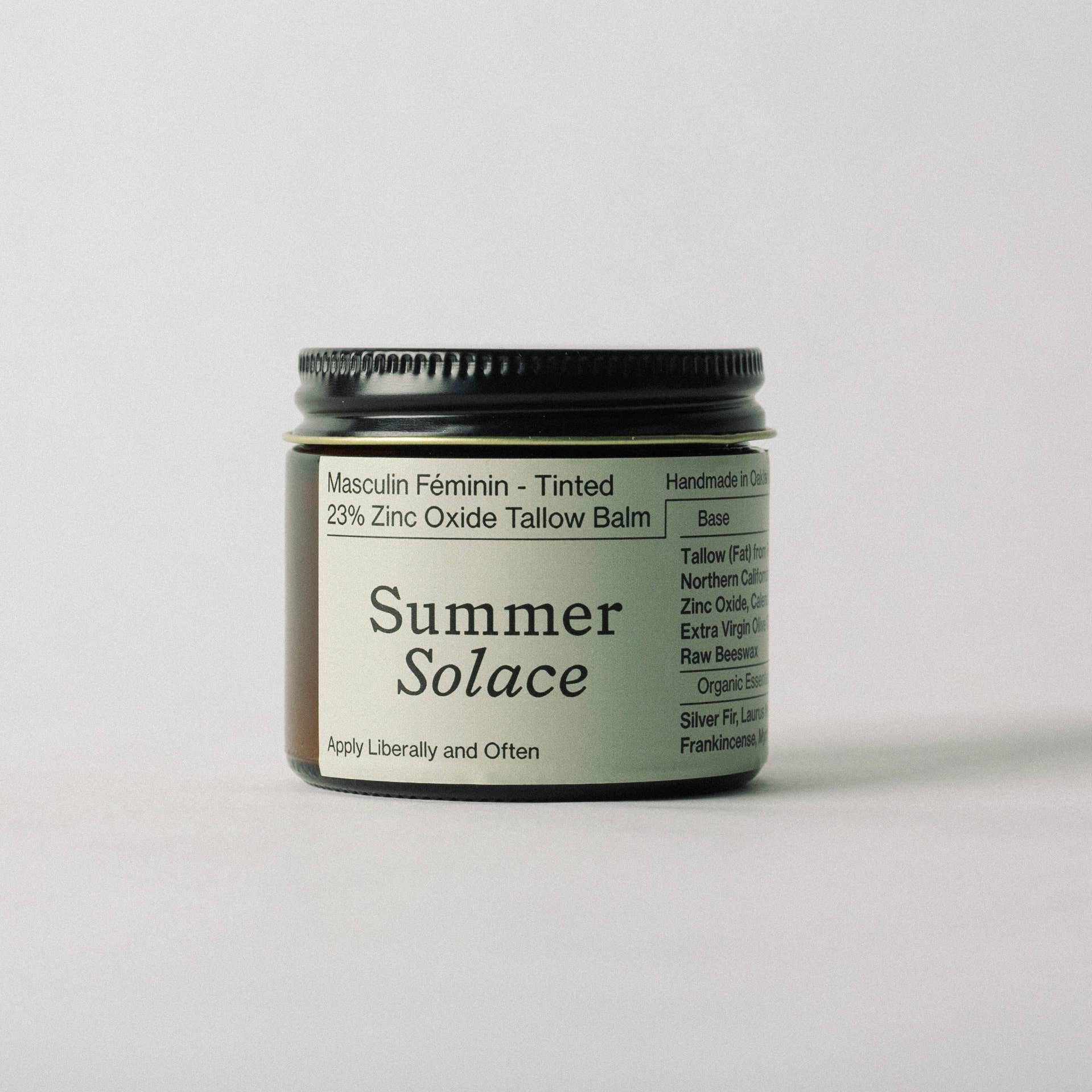 Zinc Oxide Tinted Tallow Balm