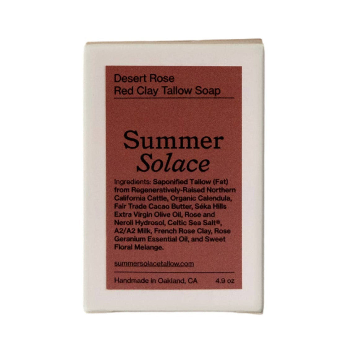 Desert Rose Red Clay Bar Soap