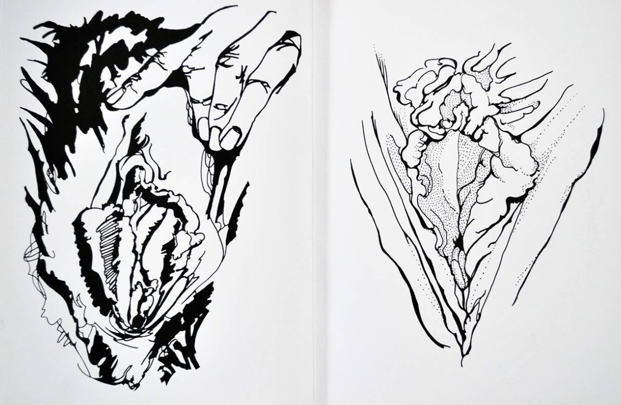 Cunt Coloring Book Zine