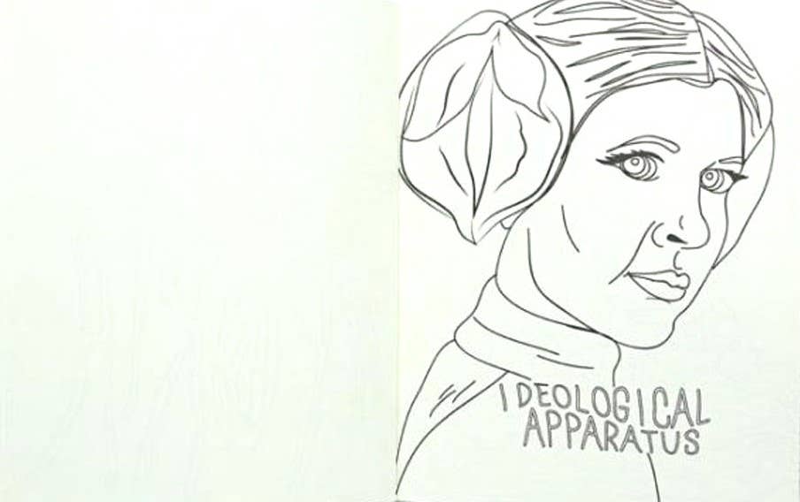 Post-Structuralist Vulva Coloring Book