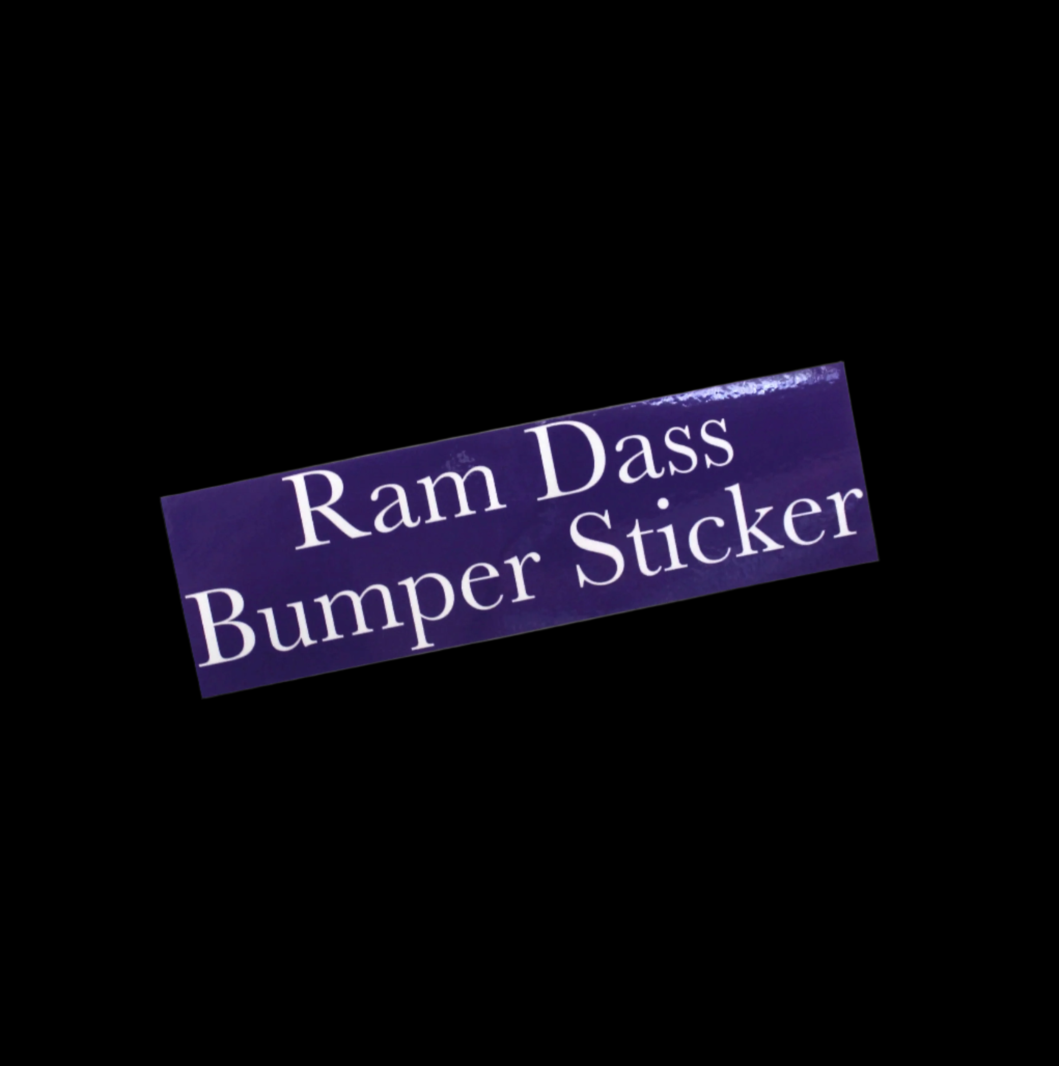 Ram Dass Bumper Sticker by Tyler Sharkey