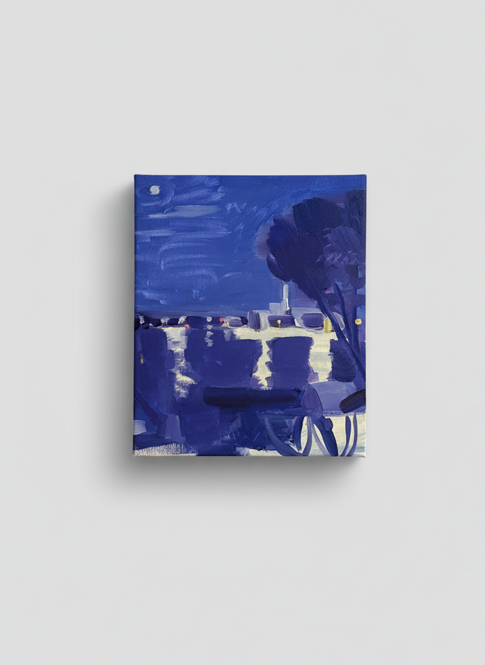 Rockland Harbor (night)