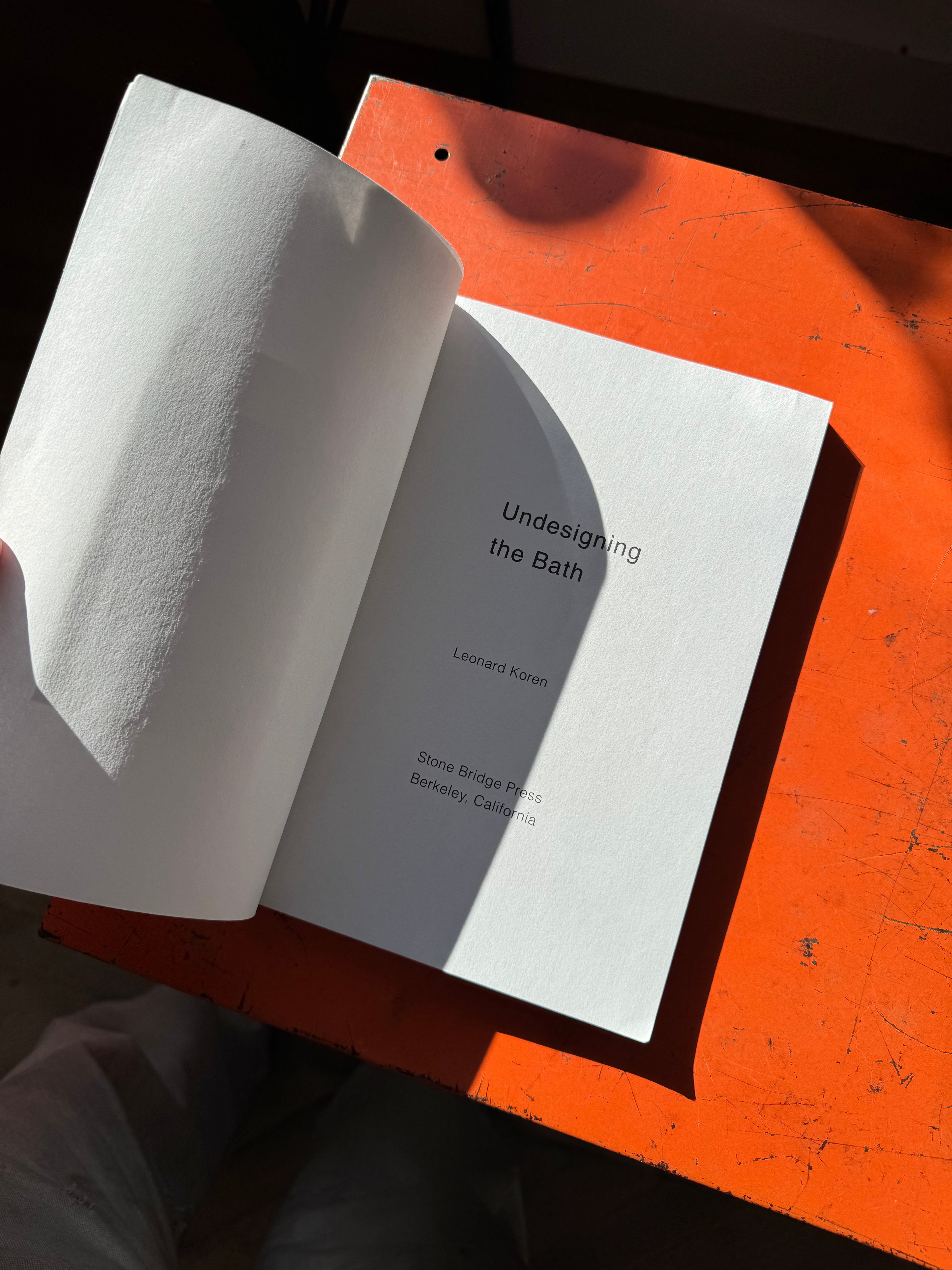 Undesigning the Bath