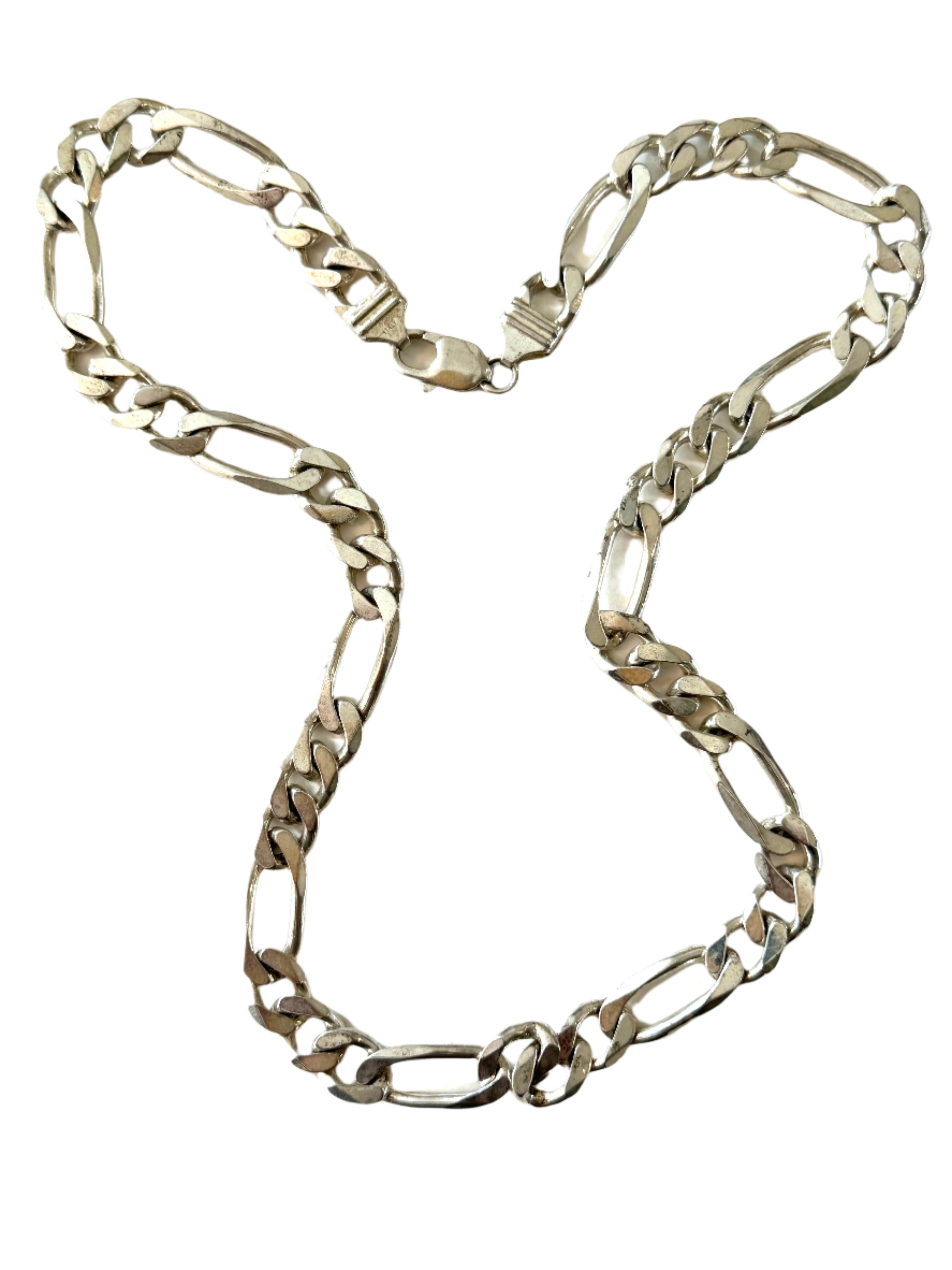 Heavy Figaro Chain Necklace