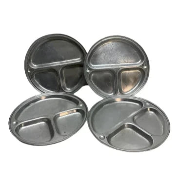 Vintage Aluminum Camping Plates