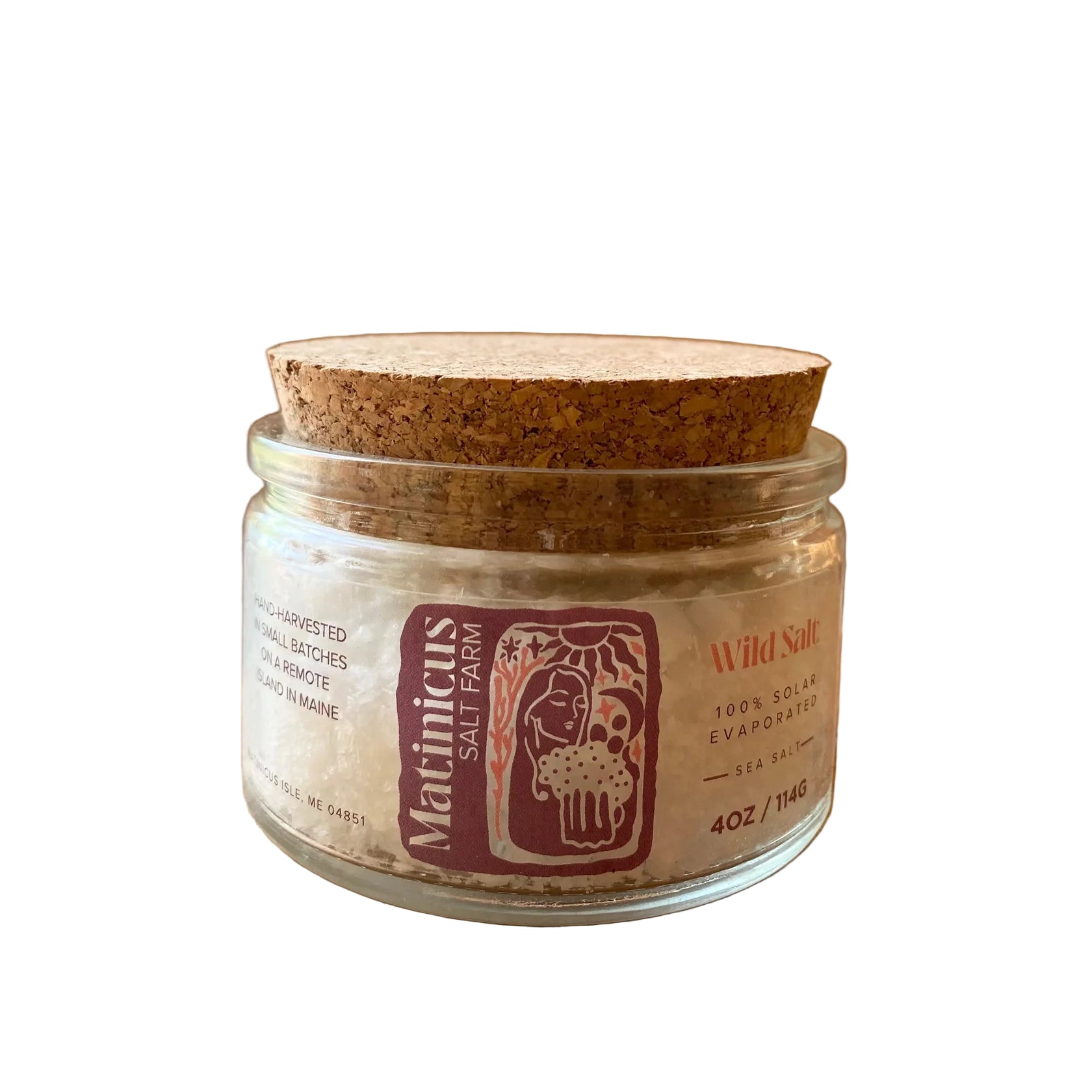 Wild Harvested Maine Sea Salt - 4oz