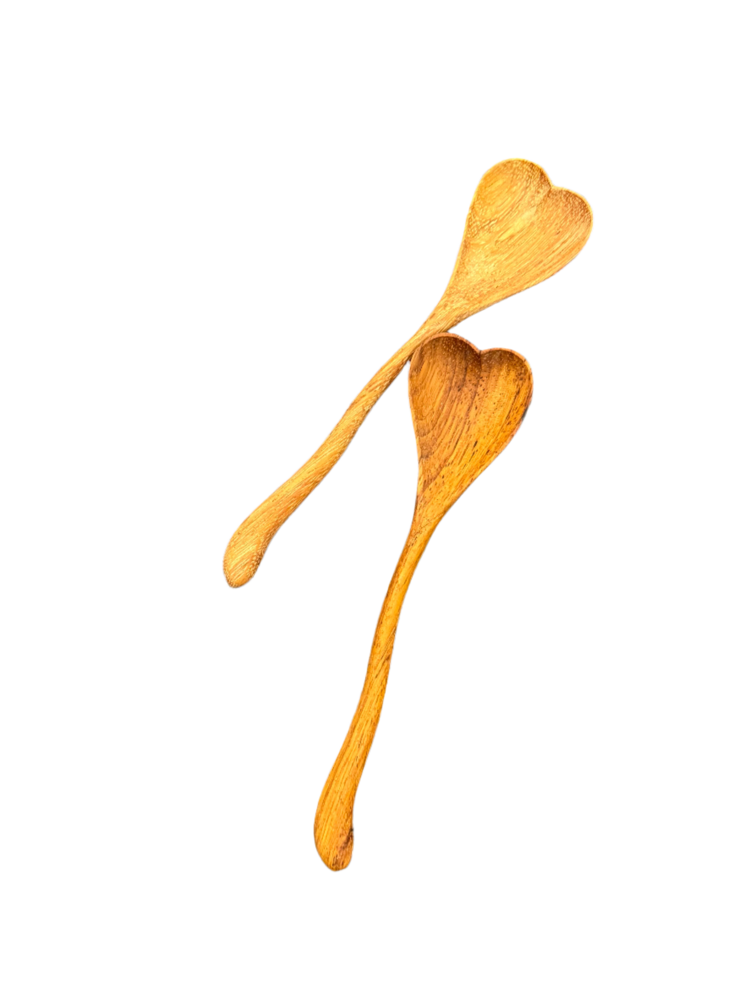 Wiggly Heart-Shaped Wooden Spoon