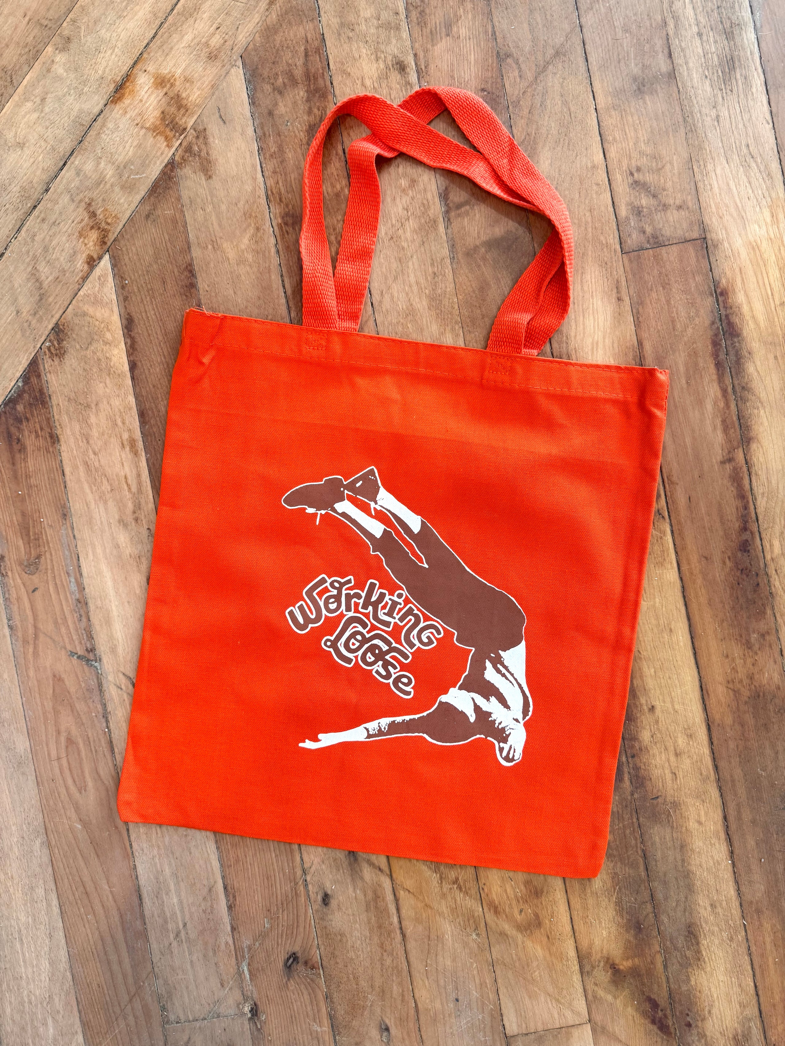 Working Loose Orange Tote