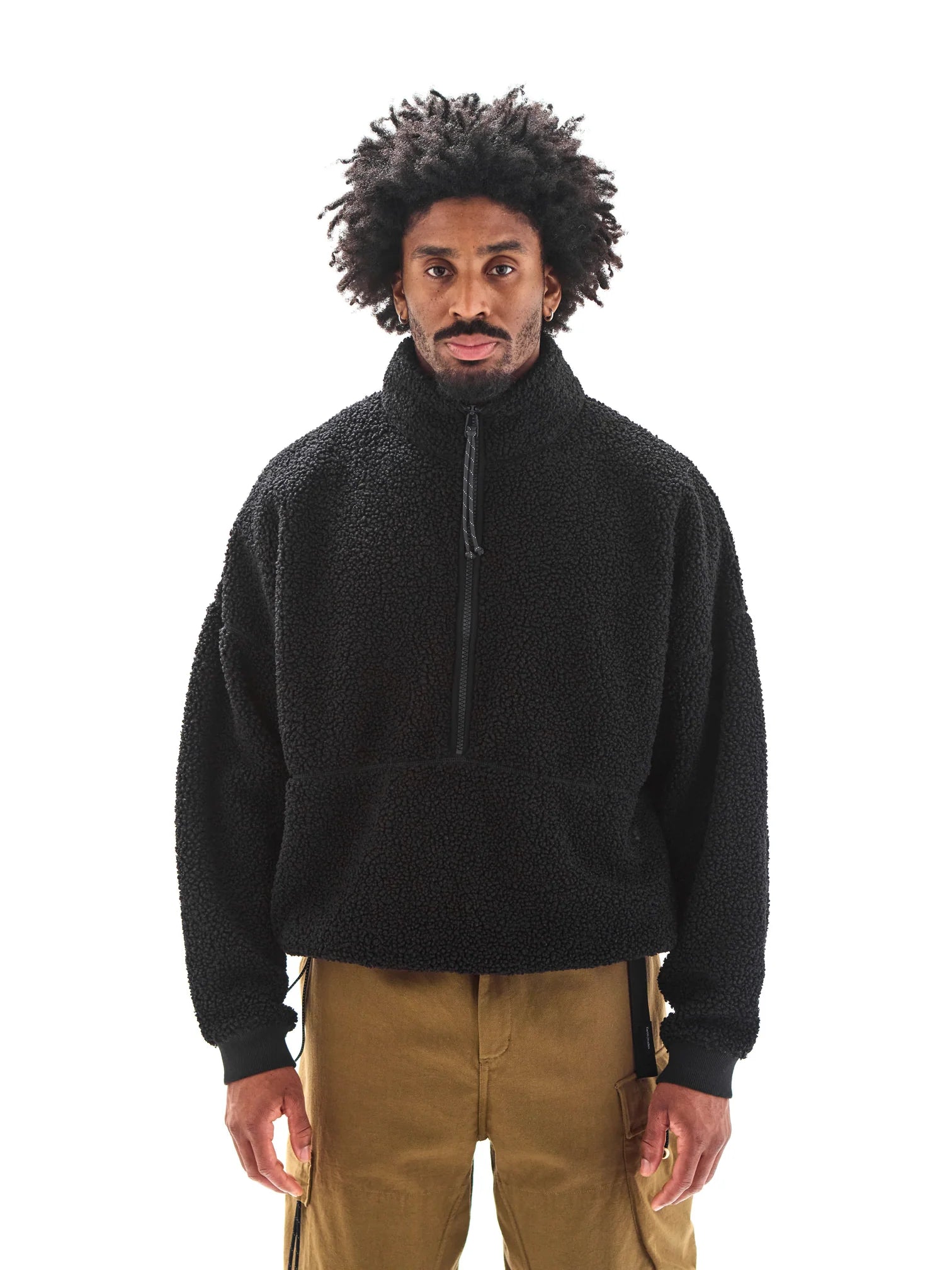 MS-119PA Half Zip Pull Over in Anthracite