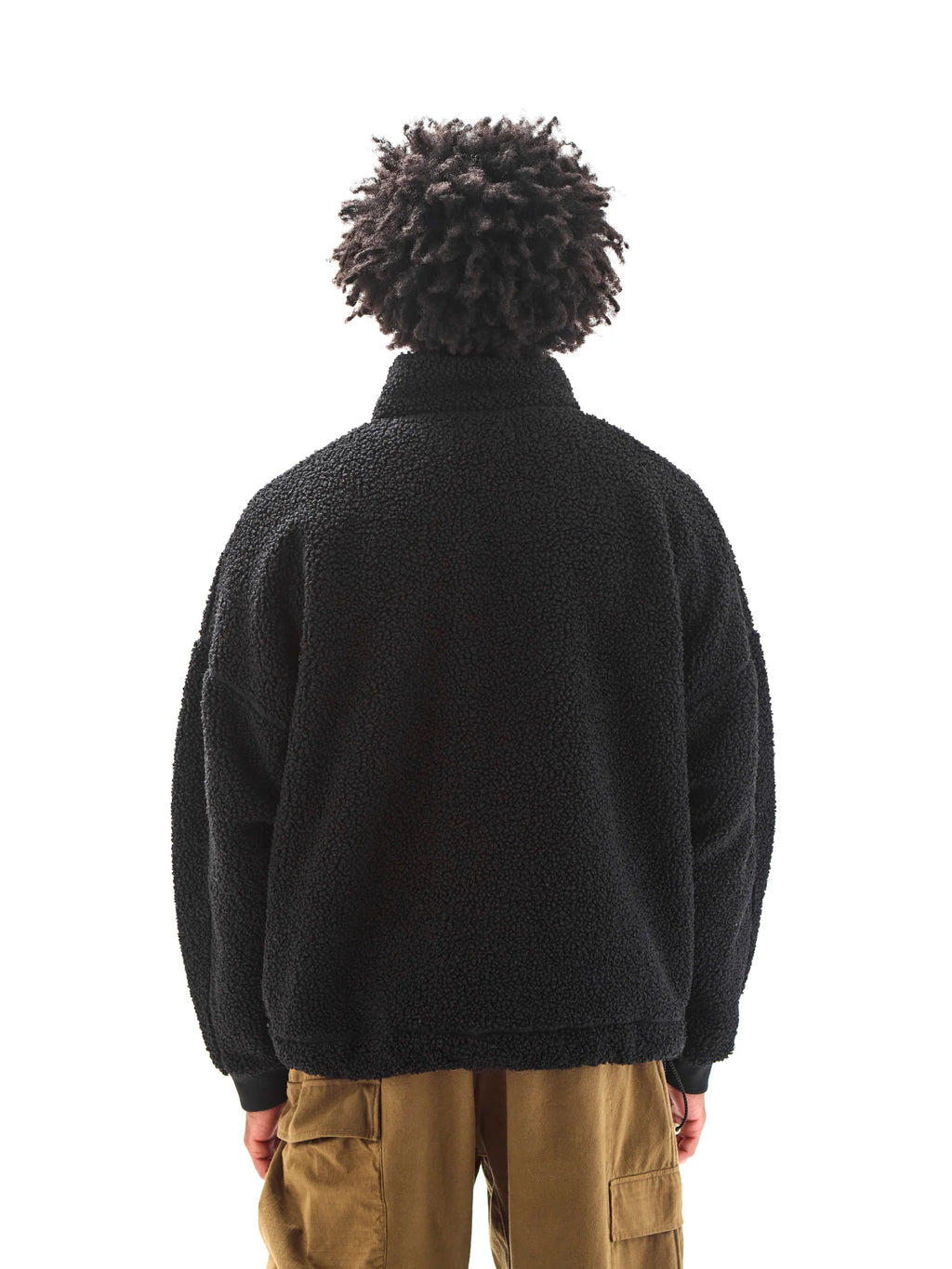 MS-119PA Half Zip Pull Over in Anthracite