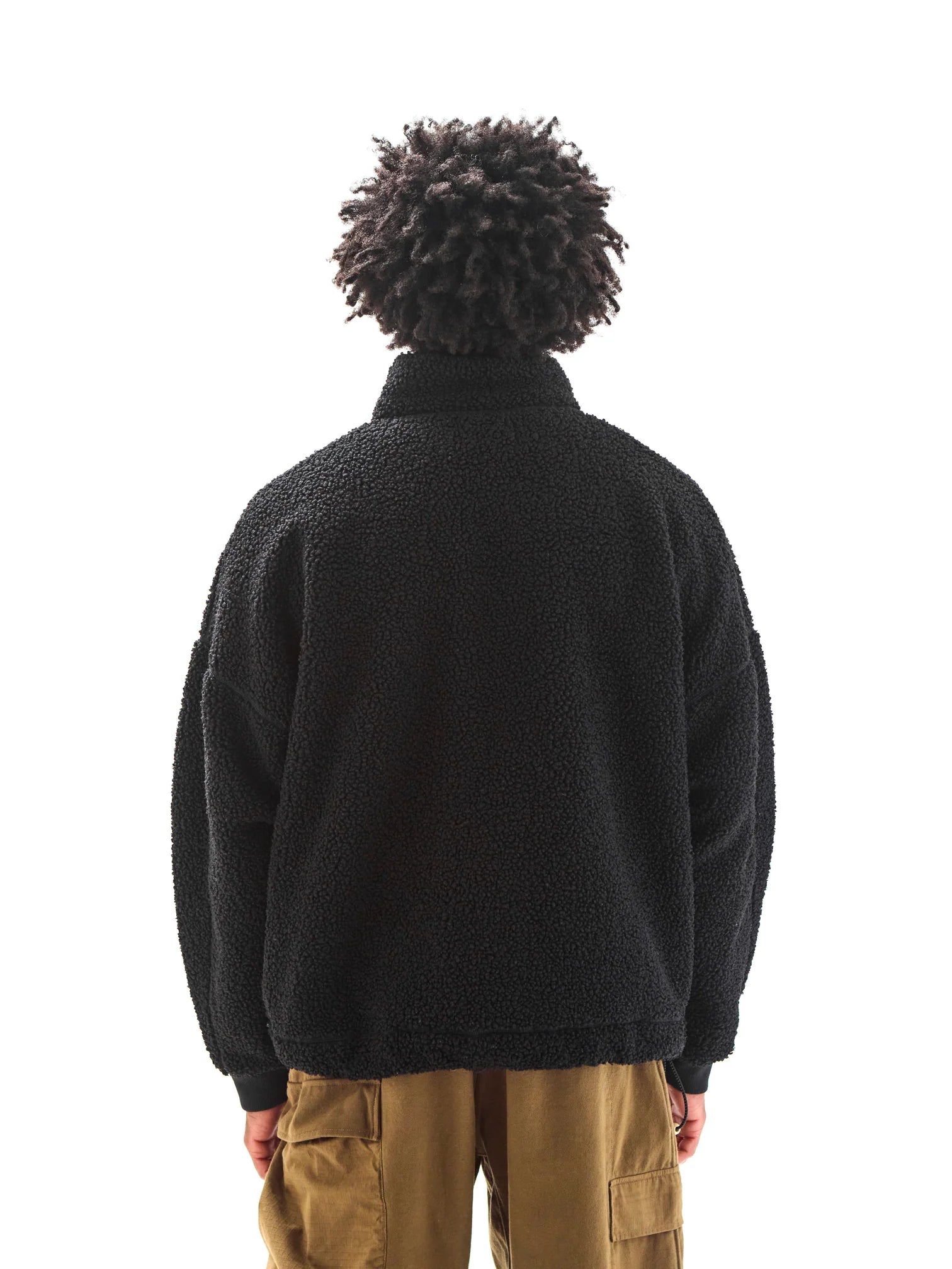 MS-119PA Half Zip Pull Over in Anthracite