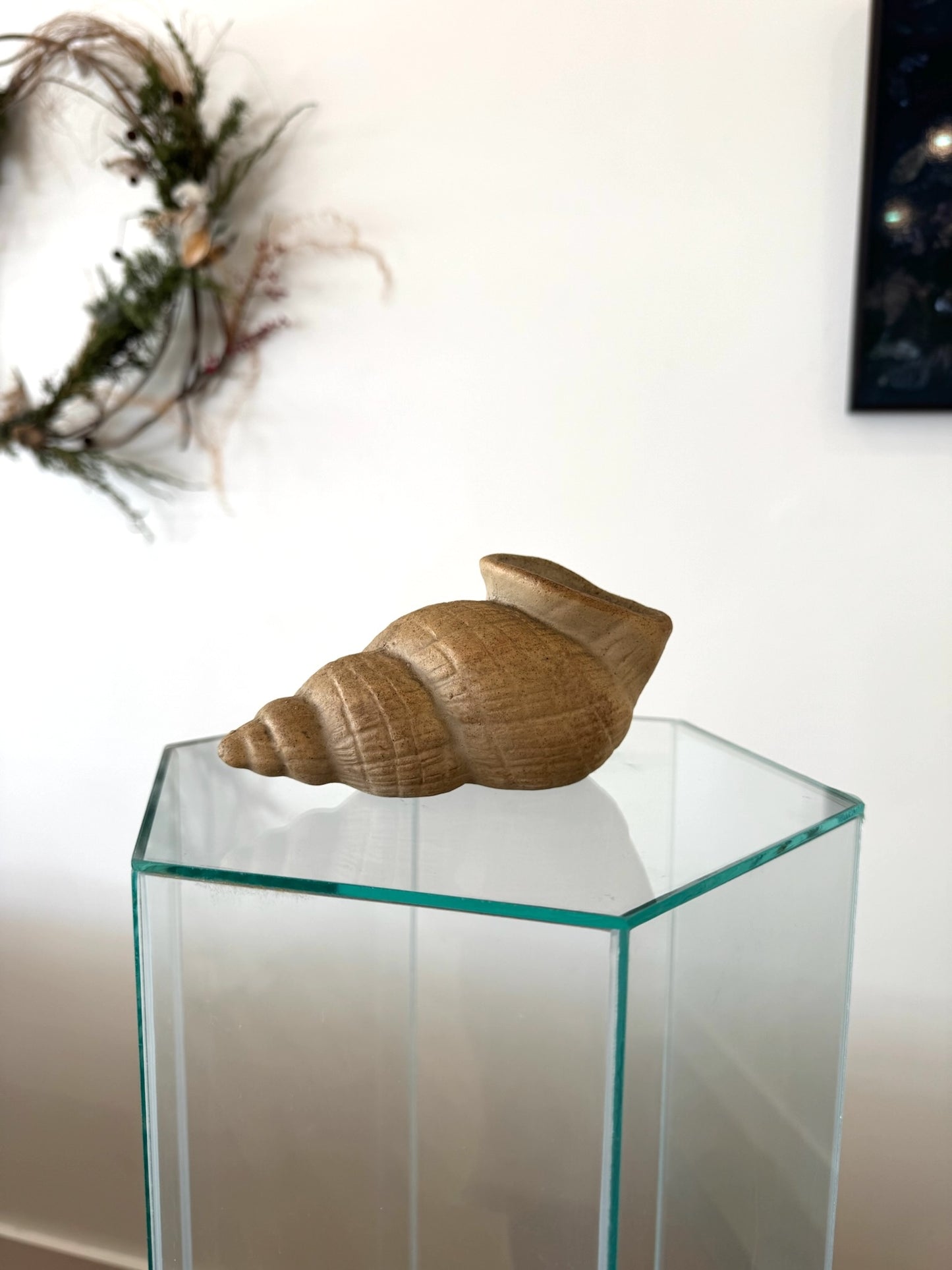 Found Ceramic Snail Object