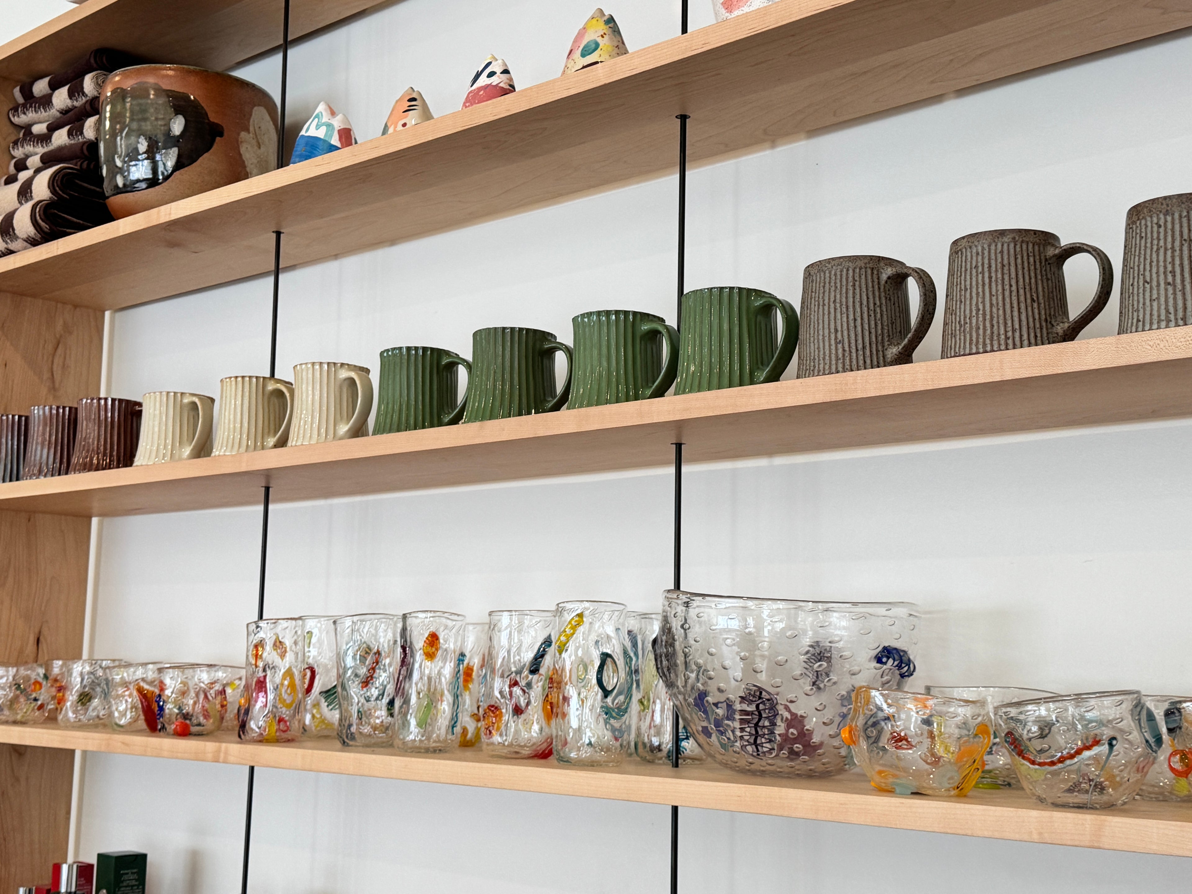 Zoe Dering Carved Mugs