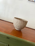 Large Faceted Serving Bowl