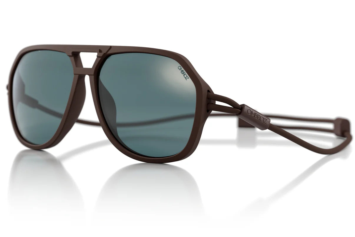Classics in Matte Brown + Polarized Grey Lenses - Narrow