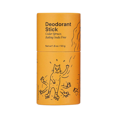 Cedar Spruce Baking Soda Free Deodorant Stick