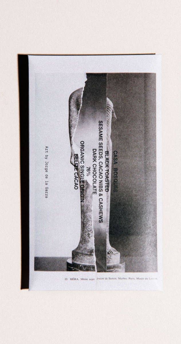 Black Toasted Sesame, Cacao Shell and Nib