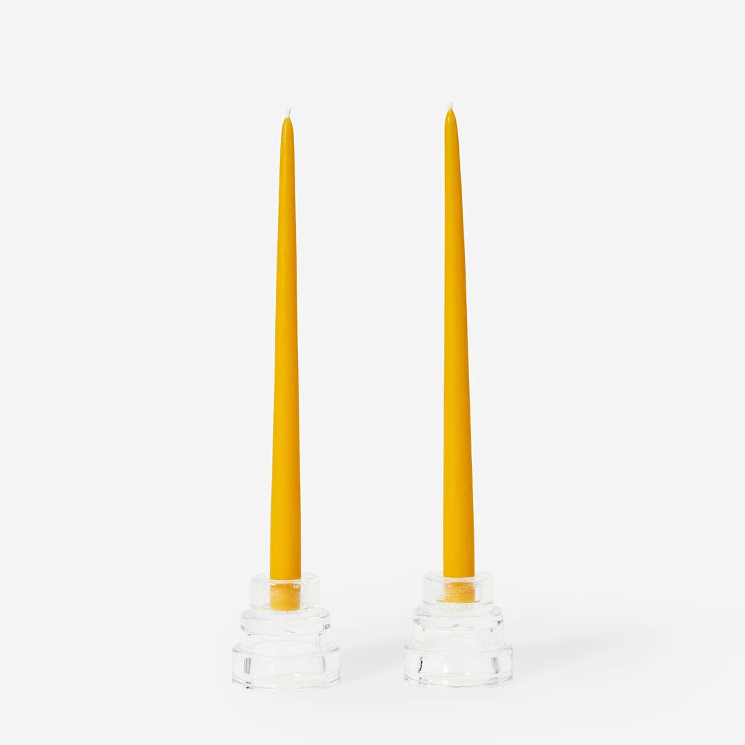 Yellow Beeswax Candles