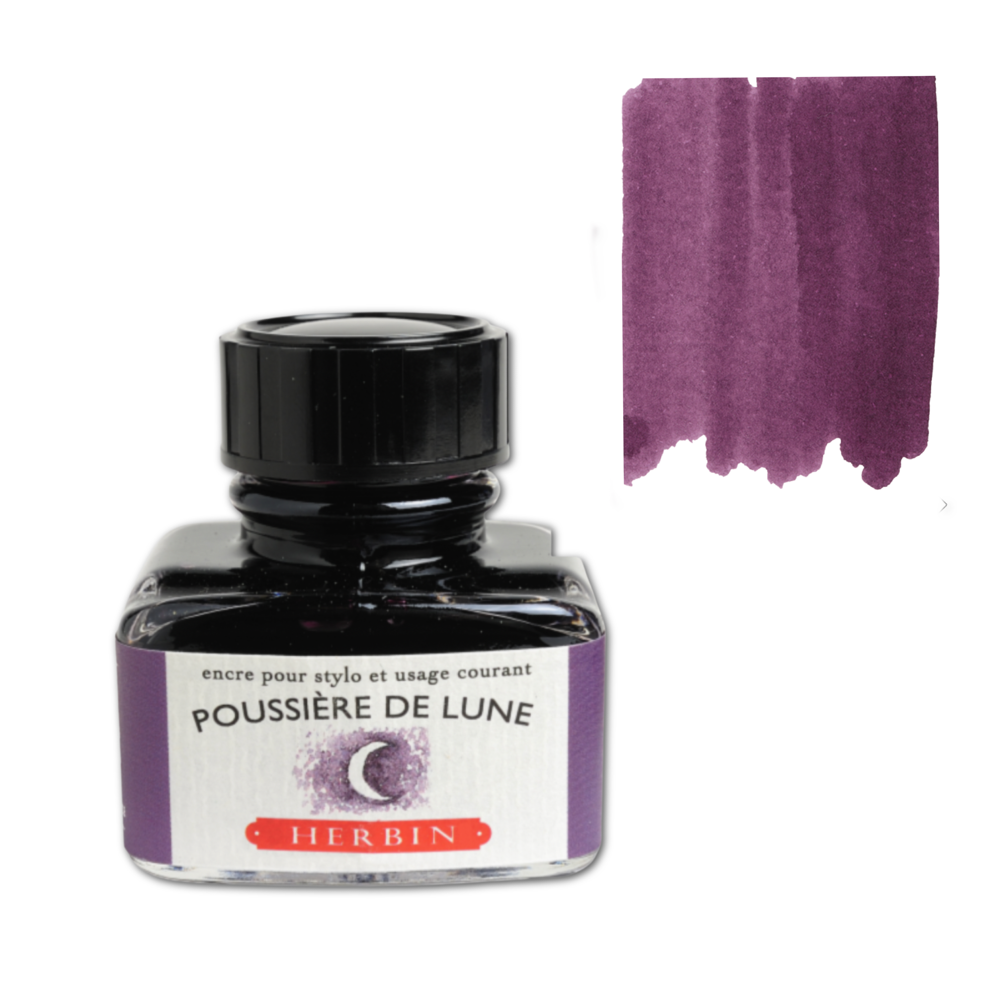 Poussiere de Lune (Dark Dusty Purple) Fountain Pen Ink