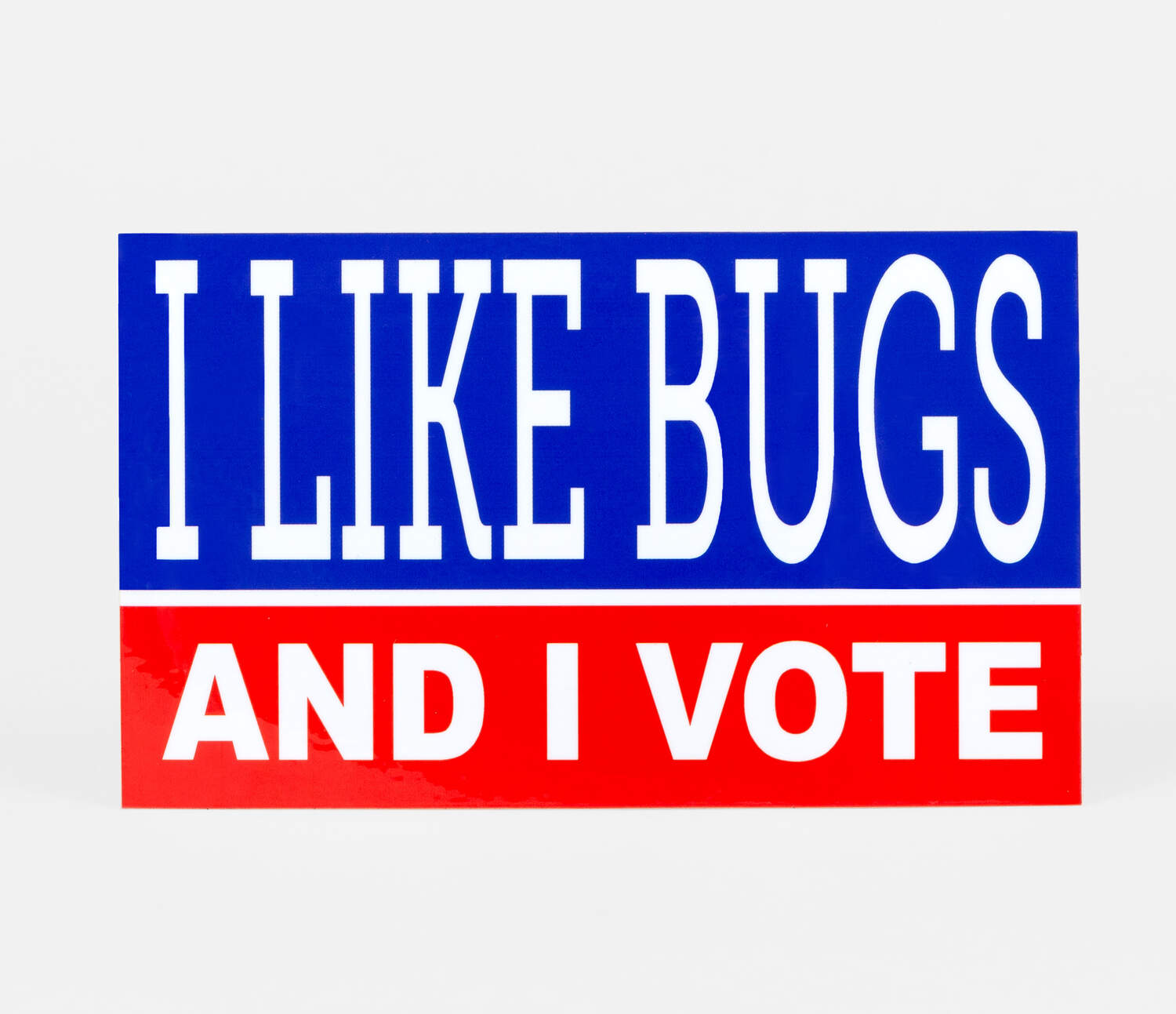 I Like Bugs and I Vote - Bumper Sticker
