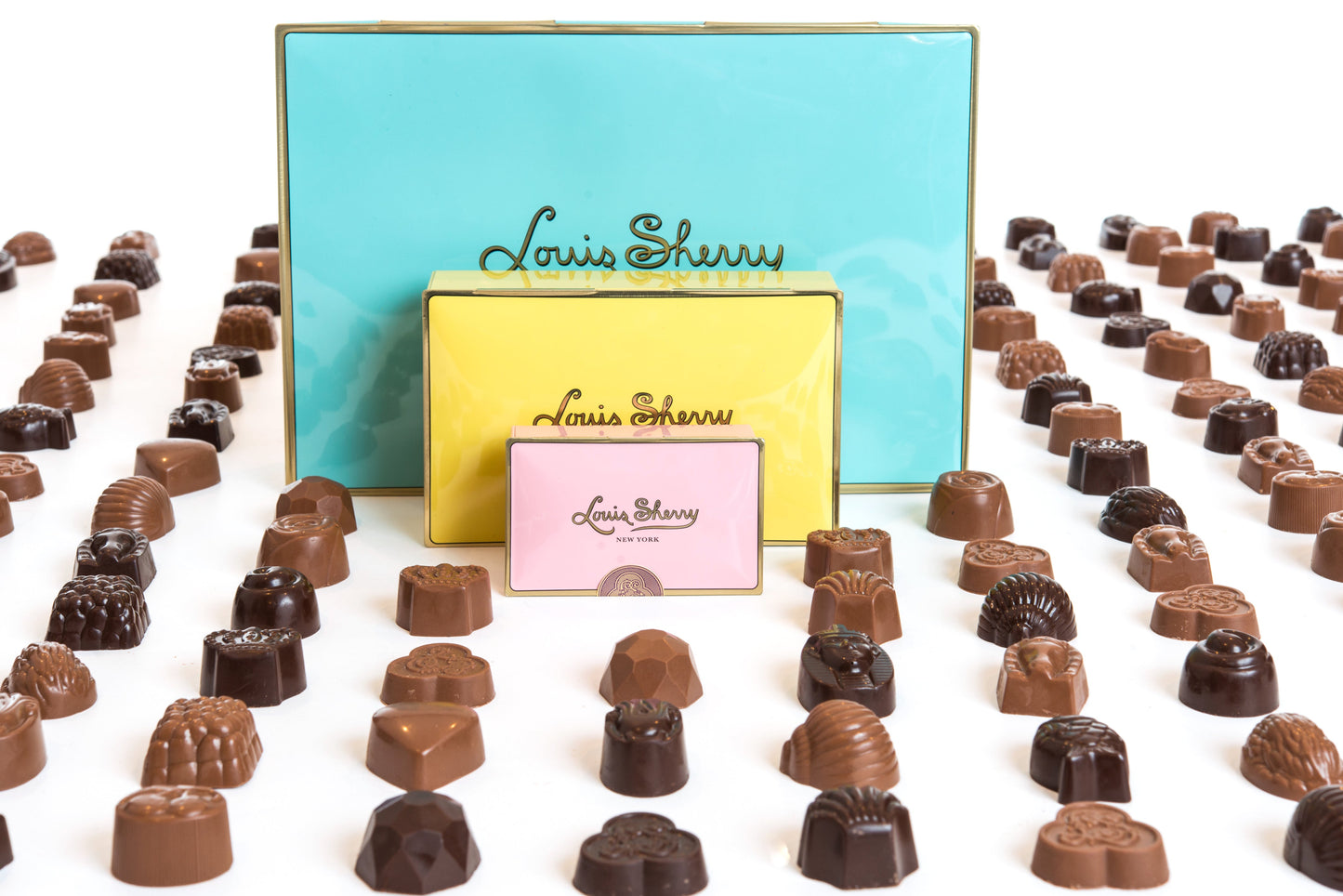 12-Piece Chocolate Truffle Tin in Burgundy